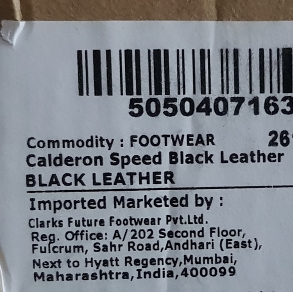 CLARK'S CALDERON SPEED BLACK LEATHER 👟 SINCE 1825 . - Picture 4 of 5
